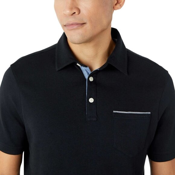 NWT Tahari Men's Interlock Cotton Blend Polo Shirt - Picture 2 of 4